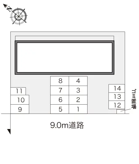 ★手数料０円★掛川市矢崎町 月極駐車場